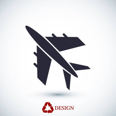 uçak işareti simgesi