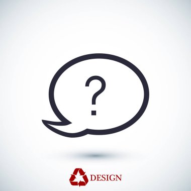 Sohbet, soru simgesi 