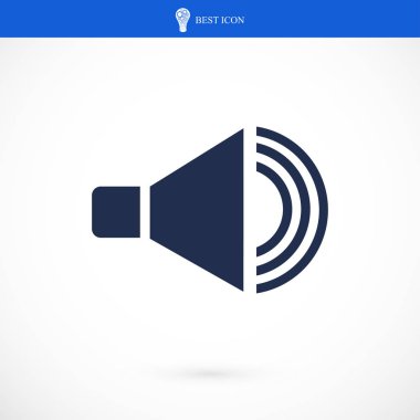 hoparlör işareti simgesi