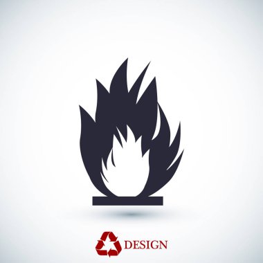 Yangın işareti simgesi