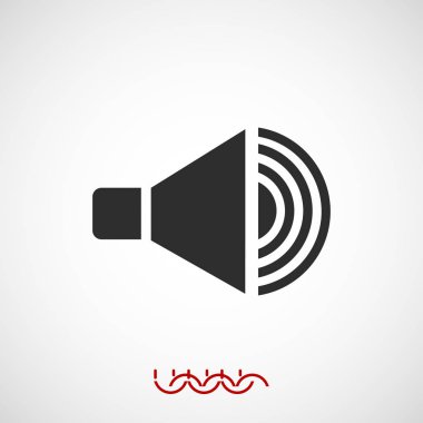 hoparlör işareti simgesi