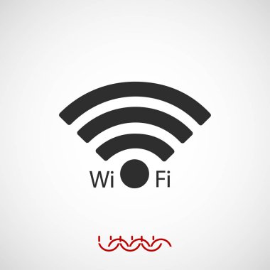 Wi-fi işareti simgesi