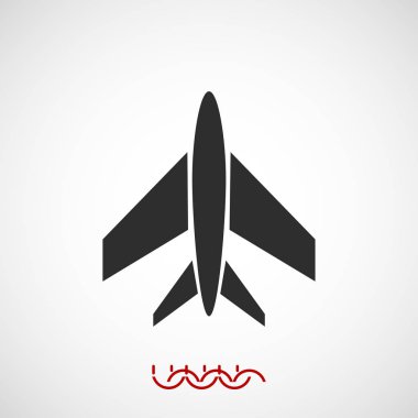 uçak işareti simgesi