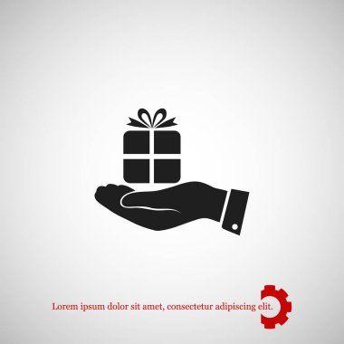 el ile hediye simgesi