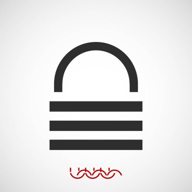 asma kilit web simgesi