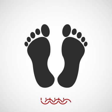 Ayak işareti simgesi