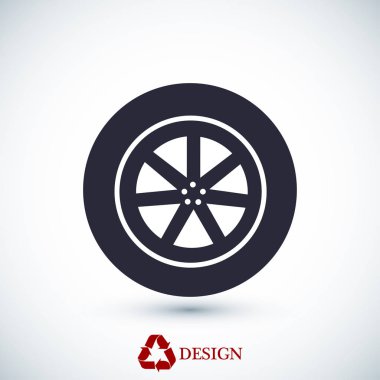 tekerlek işareti simgesi