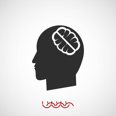 Beyin simgesi simgesi