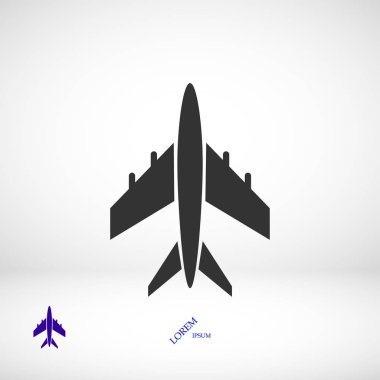 uçak işareti simgesi