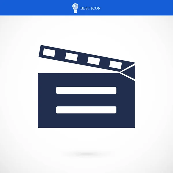 Video teken pictogram — Stockvector