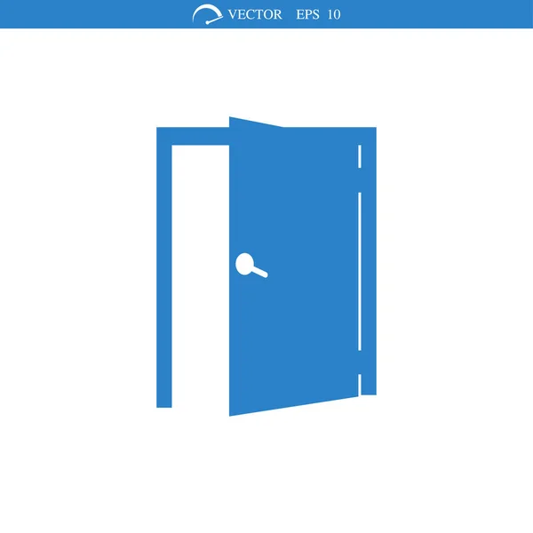 Signo de la puerta icono — Vector de stock