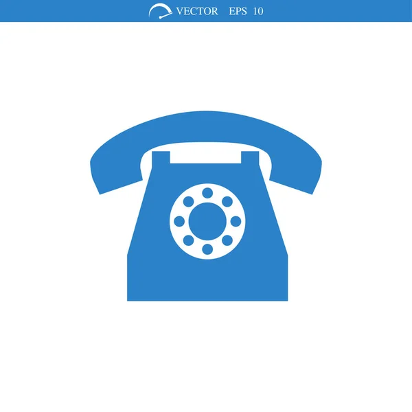 Teléfono icono web — Vector de stock