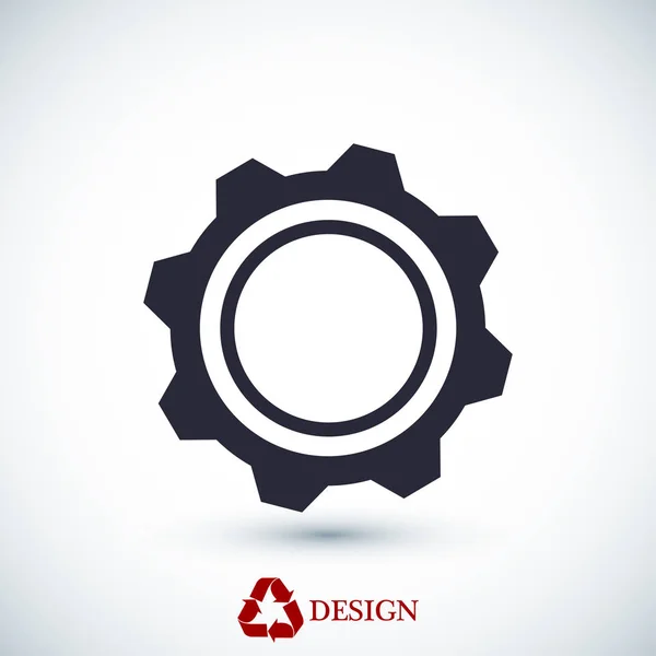 Gear sign icon — Stock Vector