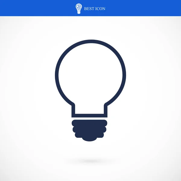 Light bulb icon — Stock Vector