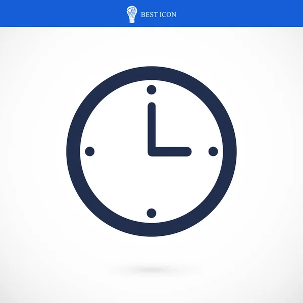 Reloj signo icono — Vector de stock