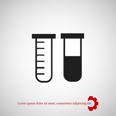 Tıp tüpler simgesi