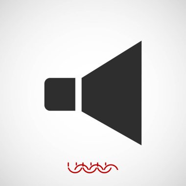 hoparlör işareti simgesi