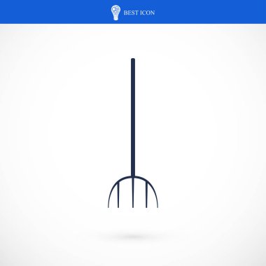 Bahçe çatal simgesi