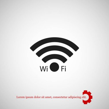 Wi-fi işareti simgesi