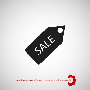 Satılık etiketi simgesi