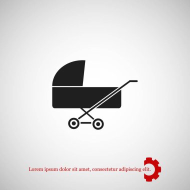 çocuk arabası işareti simgesi