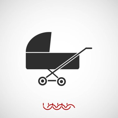 çocuk arabası işareti simgesi