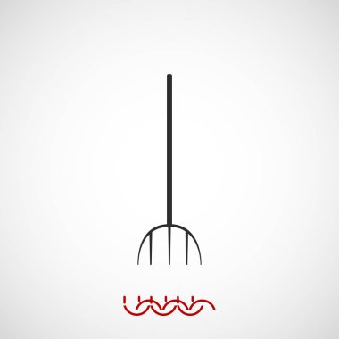 Bahçe çatal simgesi