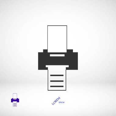 Yazıcı işareti simgesi