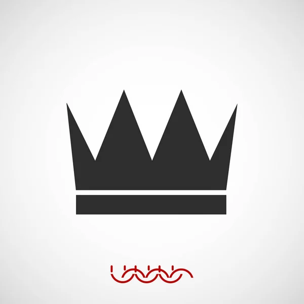 Корона значок «підпис» — стоковий вектор