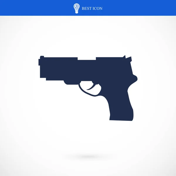 Icône signe pistolet — Image vectorielle