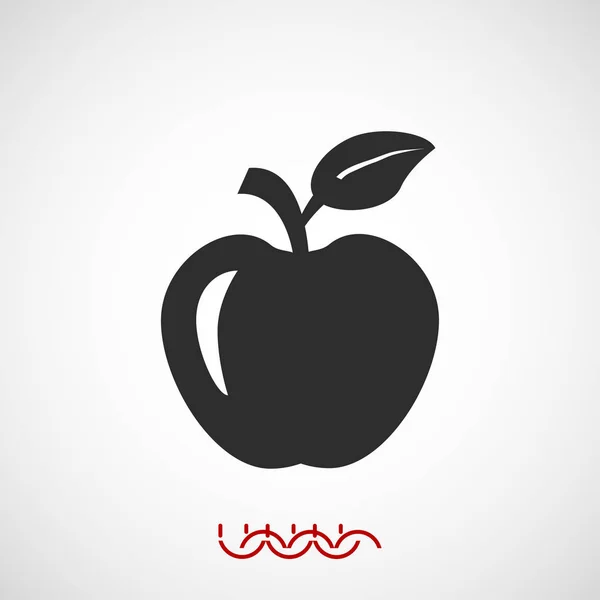 Apple Web-Ikone — Stockvektor