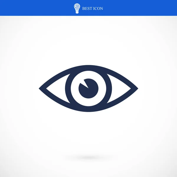 Icono de signo ocular — Vector de stock