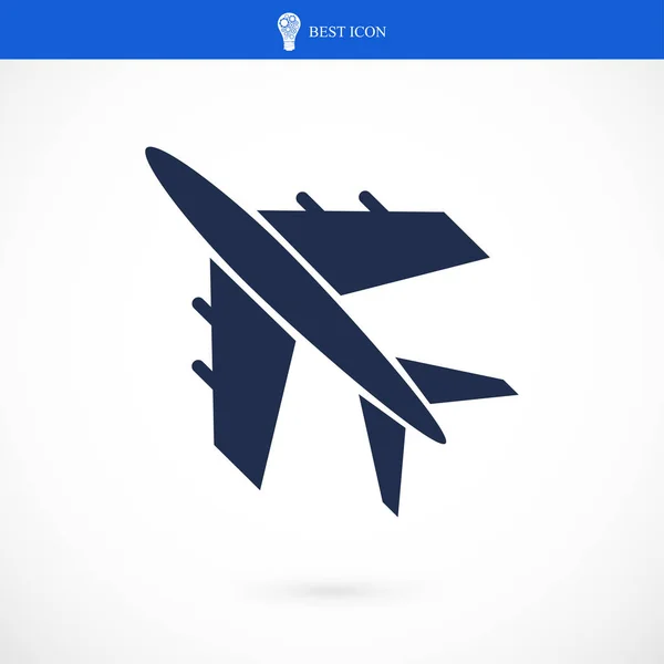 Plane sign icon — Stock Vector