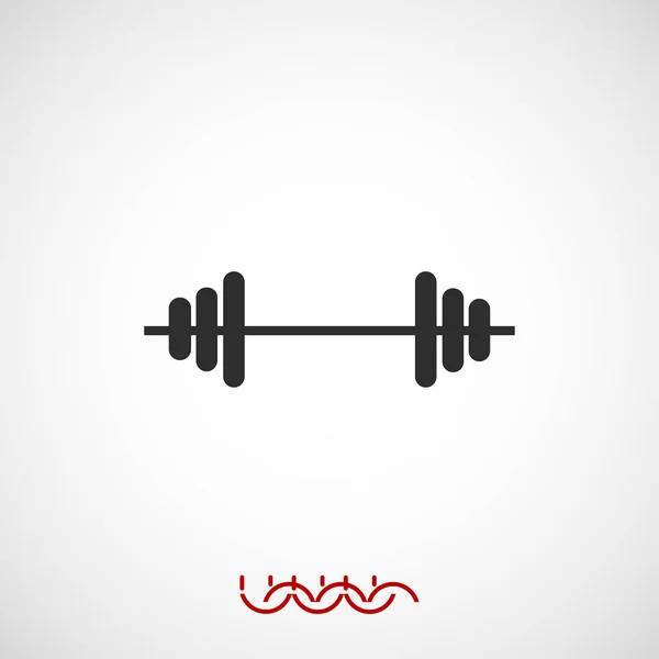 Dumbbells signo icono — Archivo Imágenes Vectoriales