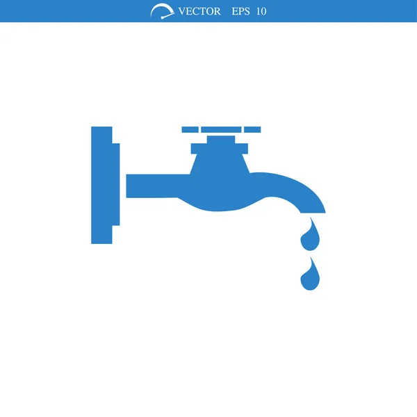 Faucet sign icon — Stock Vector