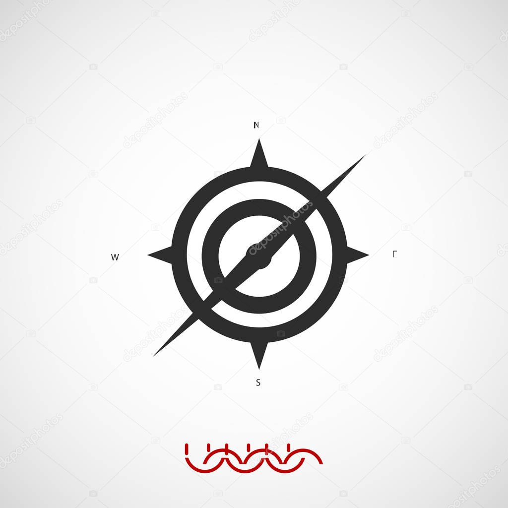 compass sign icon