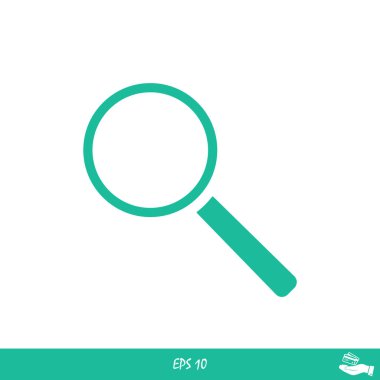 Büyütme cam simgesi