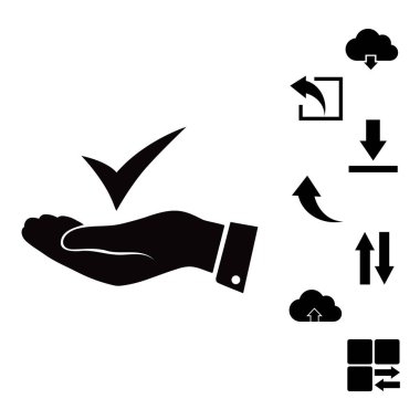 basit simge onaylamak