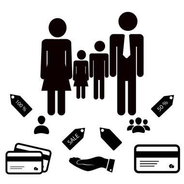 Aile dört simgesinin