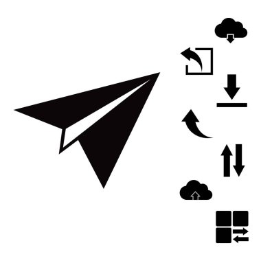 kağıt düzlem simgesi