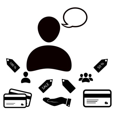 Sohbet basit simgesi