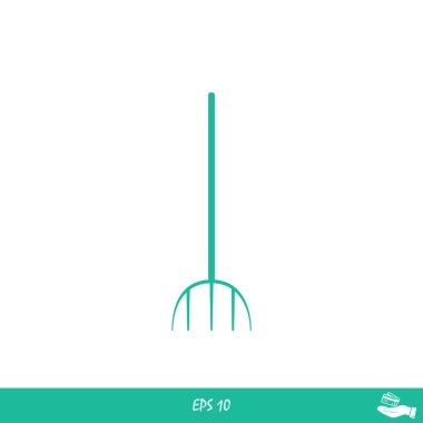 Bahçe çatal simgesi