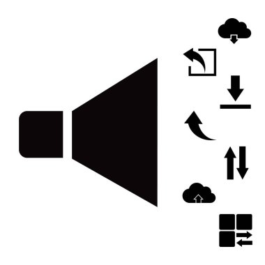 hoparlör web simgesi