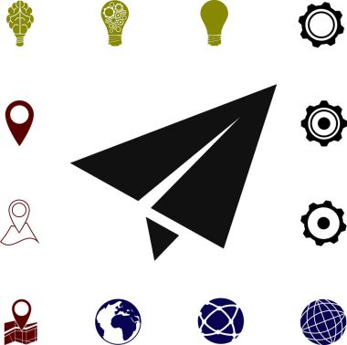 kağıt düzlem simgesi