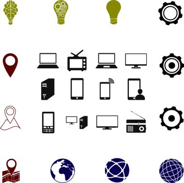 İletişim aygıtları simgeler