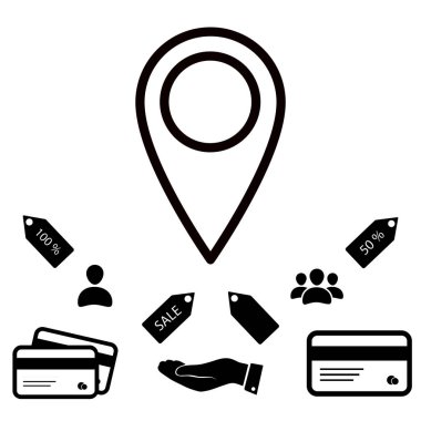 Harita iğne simgesi