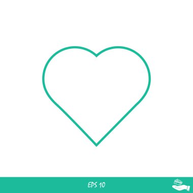 Kalp çizgisi simgesi