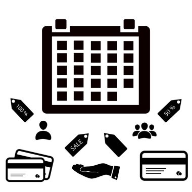 Takvim Basit Simgesi