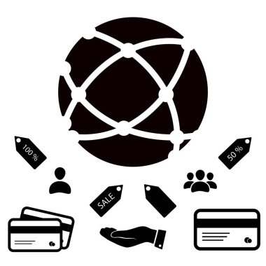 Küresel teknoloji simgesi 