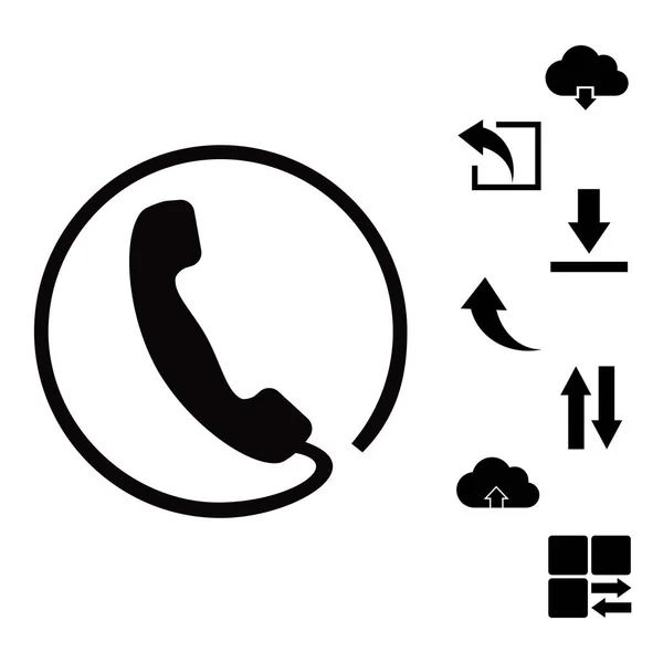 Telefone Ícone de chamada —  Vetores de Stock